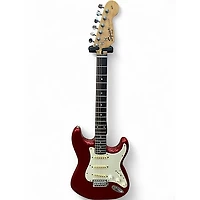 Used Squier Standard Stratocaster Candy Apple Red Solid Body Electric Guitar