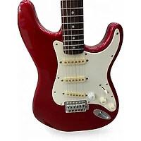 Used Squier Standard Stratocaster Candy Apple Red Solid Body Electric Guitar