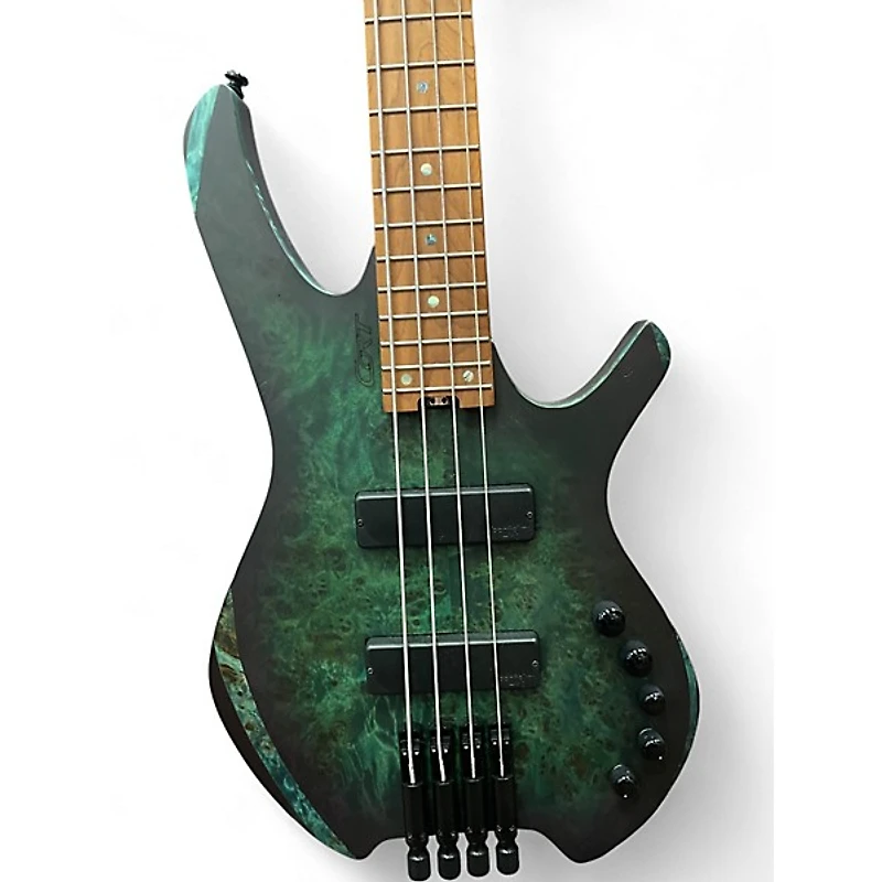 Used Cort SPACE 4 dust green Electric Bass Guitar
