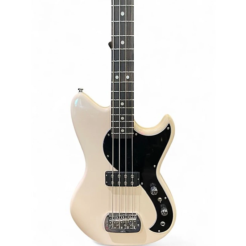Used G&L Fallout Bass White Electric Bass Guitar