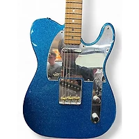 Used Fender J Mascis Telecaster® BLUE SPARKLE Solid Body Electric Guitar