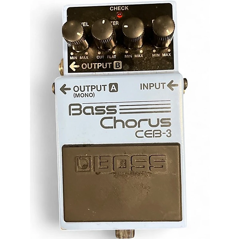 Used BOSS CEB3 Bass Chorus Bass Effect Pedal