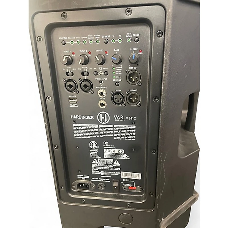 Used Harbinger VARI V3412 Powered Speaker