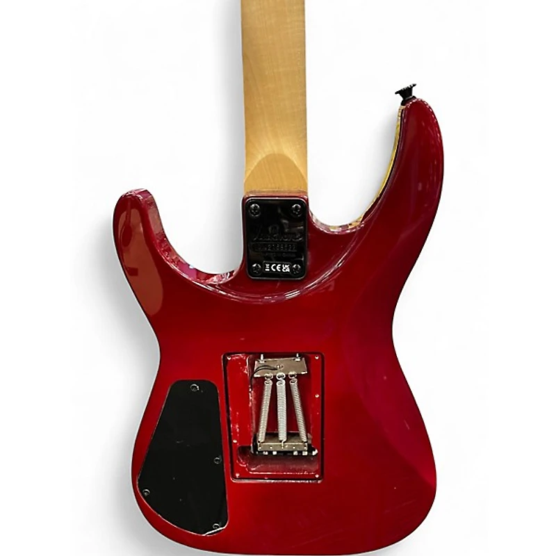 Used Jackson JS34Q Dinky Trans Red Solid Body Electric Guitar