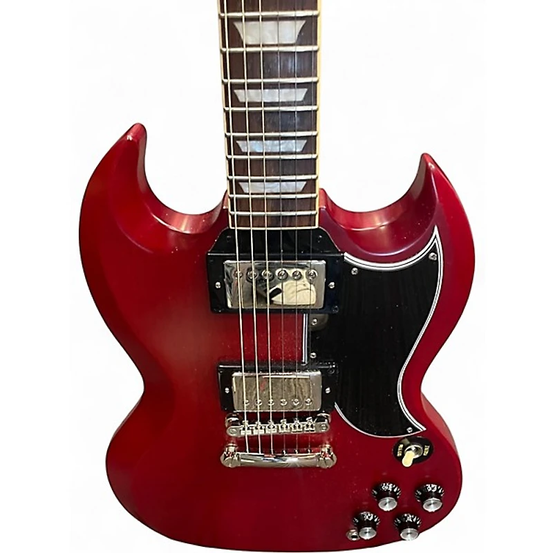 Used Epiphone Inspired by Gibson SG Cherry Solid Body Electric Guitar