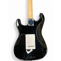 Used Xaviere Strat Style Black Solid Body Electric Guitar