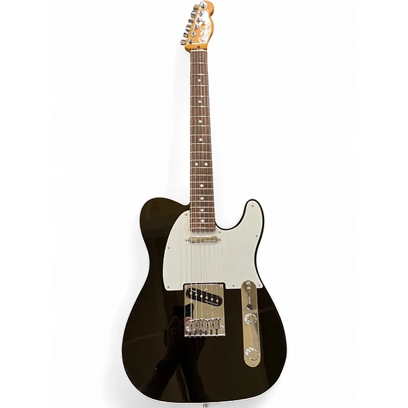 Used Fender American Ultra II Telecaster Metallic Green Solid Body Electric Guitar