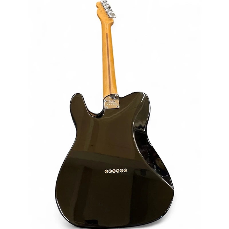 Used Fender American Ultra II Telecaster Metallic Green Solid Body Electric Guitar
