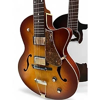 Used Godin 5th Avenue Kingpin II Sunburst Hollow Body Electric Guitar