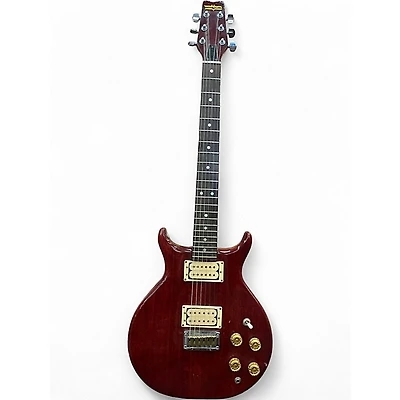 Used Washburn Raven Maroon Solid Body Electric Guitar