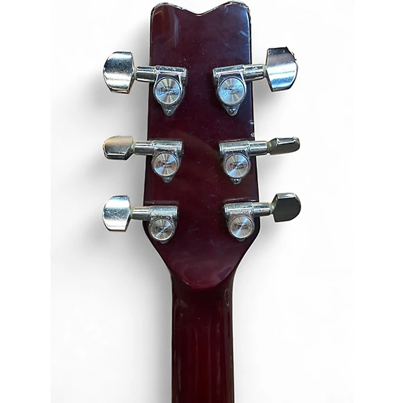 Used Washburn Raven Maroon Solid Body Electric Guitar