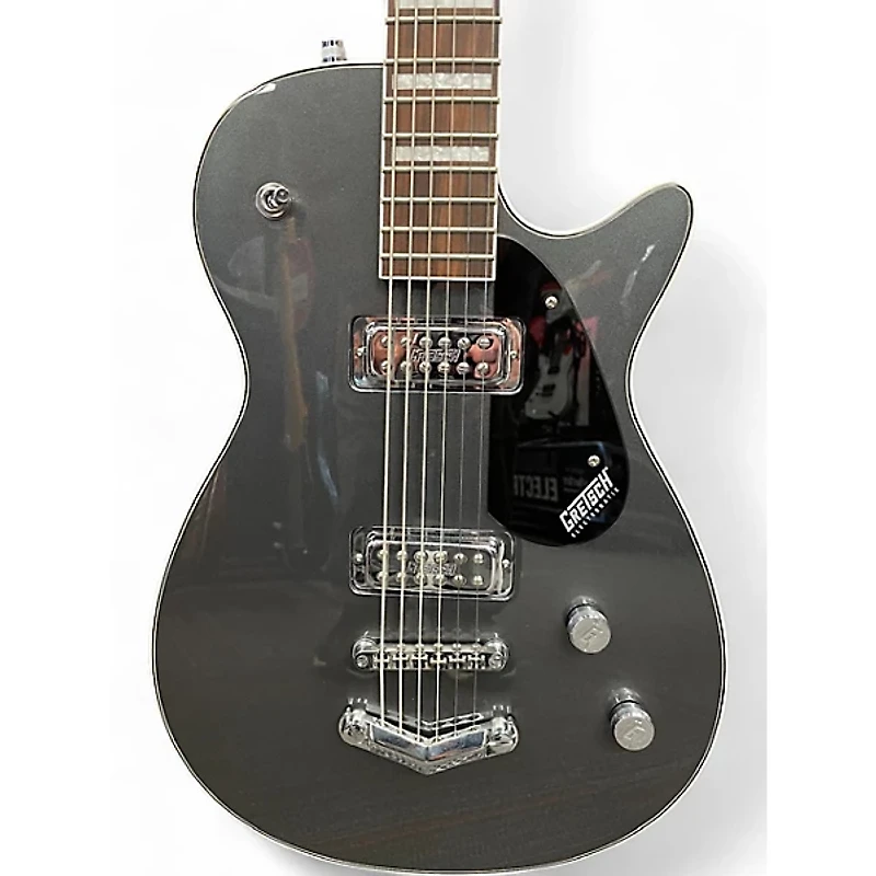 Used Gretsch Guitars G5260 Electromatic Jet Baritone Metallic Grey Baritone Guitars