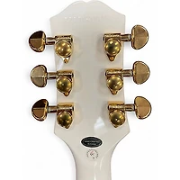 Used Epiphone Les Paul Custom White Solid Body Electric Guitar