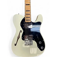 Used Squier Classic Vibe 70s Thinline Telecaster White Hollow Body Electric Guitar