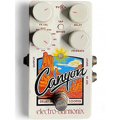 Used Electro-Harmonix Canyon Delay and Looper Effect Pedal