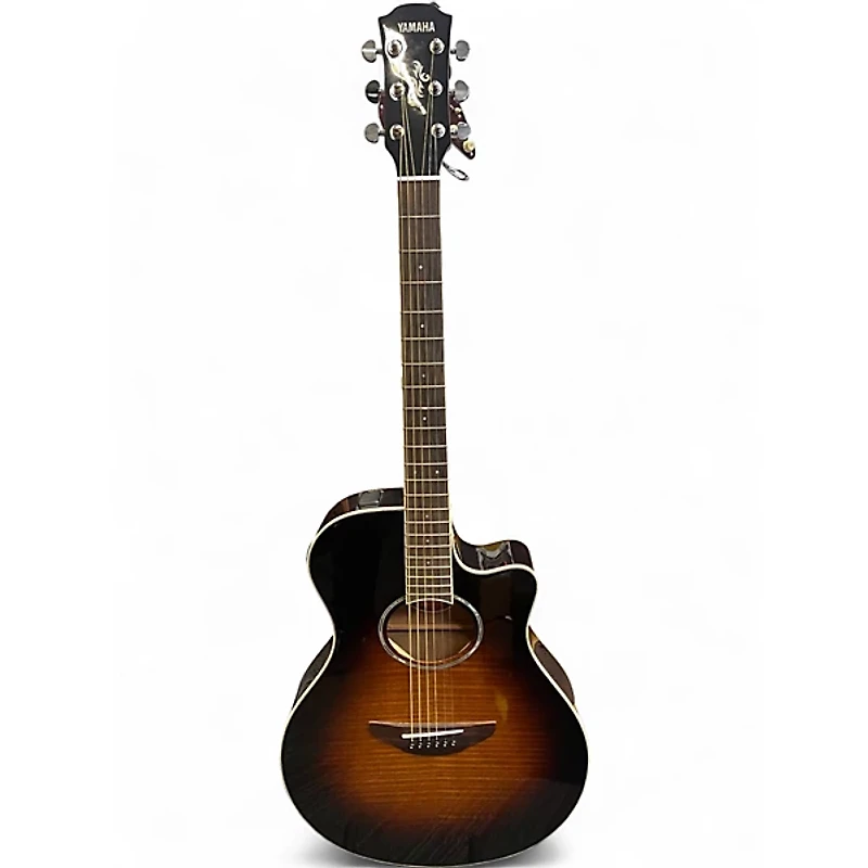 Used Yamaha APX600 sunburst Acoustic Electric Guitar