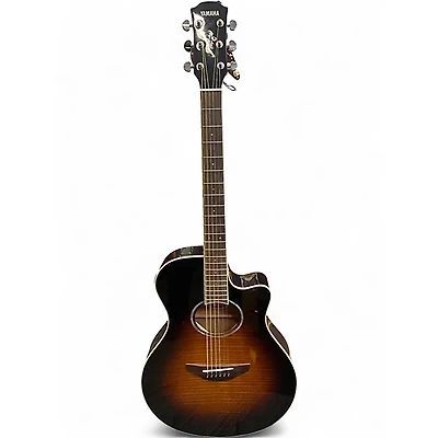 Used Yamaha APX600 sunburst Acoustic Electric Guitar