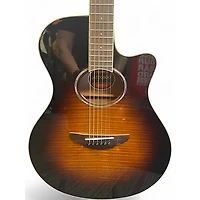 Used Yamaha APX600 sunburst Acoustic Electric Guitar