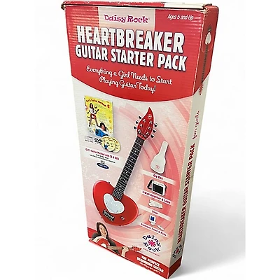 Used Daisy Rock Debutante Heartbreaker Short Scale Red Electric Guitar