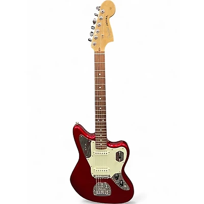 Used Fender American Professional Jaguar Candy Apple Red Solid Body Electric Guitar