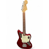 Used Fender American Professional Jaguar Candy Apple Red Solid Body Electric Guitar