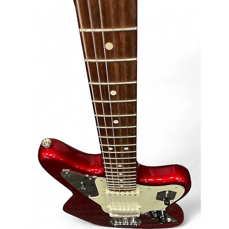 Used Fender American Professional Jaguar Candy Apple Red Solid Body Electric Guitar