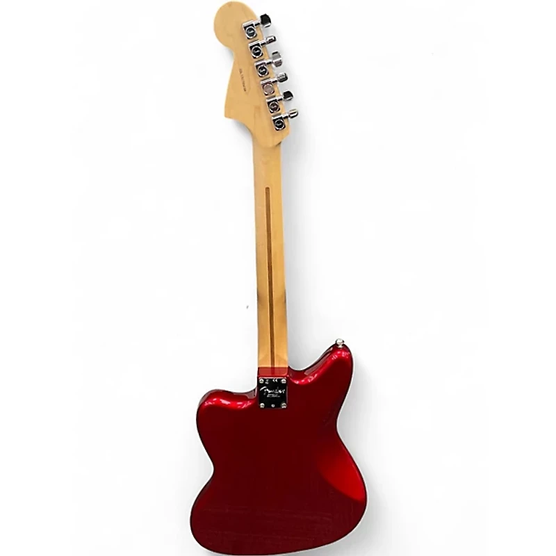 Used Fender American Professional Jaguar Candy Apple Red Solid Body Electric Guitar