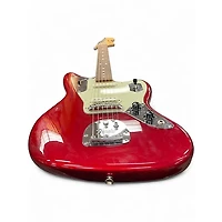 Used Fender American Professional Jaguar Candy Apple Red Solid Body Electric Guitar