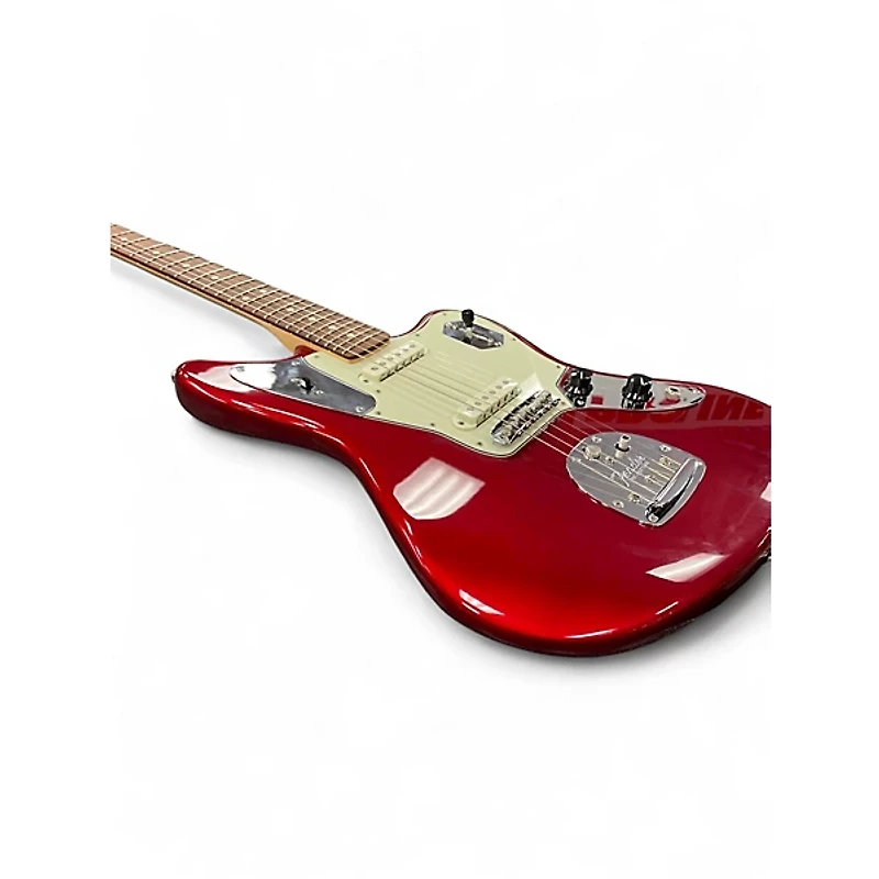 Used Fender American Professional Jaguar Candy Apple Red Solid Body Electric Guitar