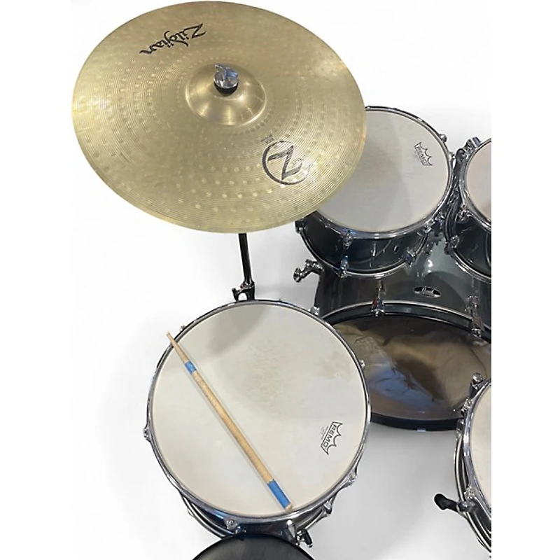 Used Pearl 5 Piece Roadshow Blue Sapphire Drum Kit