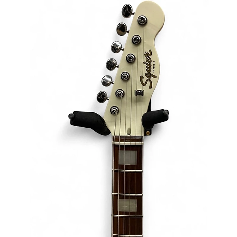 Used Squier Paranormal Offset Telecaster SJ Olympic White Solid Body Electric Guitar