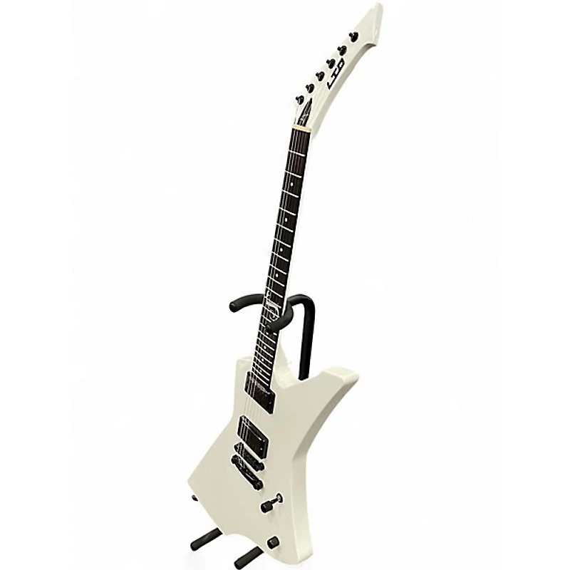 Used 2015 ESP LTD James Hetfield Snakebyte White Solid Body Electric Guitar