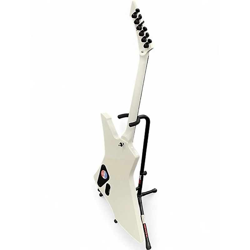 Used 2015 ESP LTD James Hetfield Snakebyte White Solid Body Electric Guitar