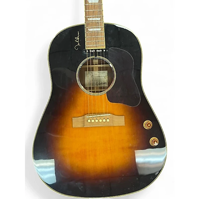 Used Epiphone EJ160E John Lennon Signature 2 Tone Sunburst Acoustic Electric Guitar