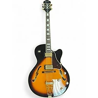 Used Epiphone Joe Pass Emperor II Pro 2 Tone Sunburst Hollow Body Electric Guitar
