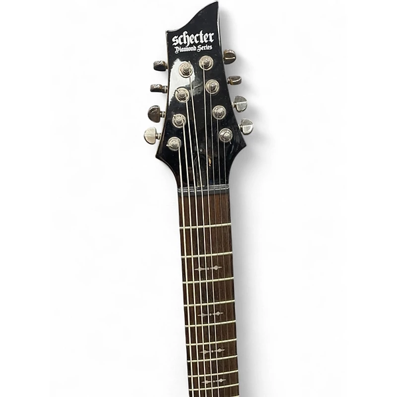 Used Schecter Guitar Research demon 8 black Solid Body Electric Guitar