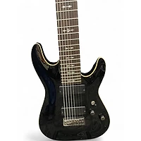 Used Schecter Guitar Research demon 8 black Solid Body Electric Guitar