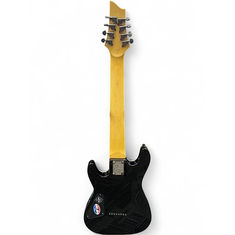 Used Schecter Guitar Research demon 8 black Solid Body Electric Guitar