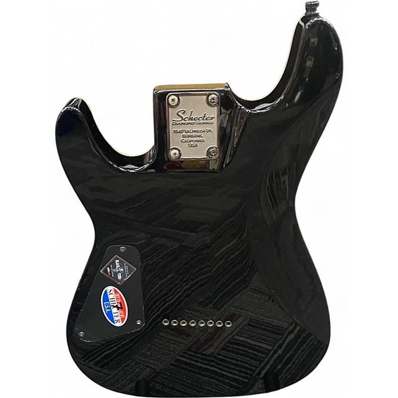 Used Schecter Guitar Research demon 8 black Solid Body Electric Guitar