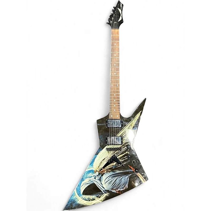 Used Dean Dave Mustaine Zero Angel of Deth II Black Solid Body Electric Guitar