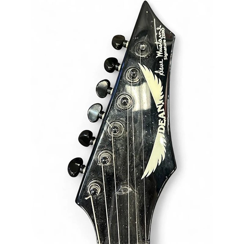 Used Dean Dave Mustaine Zero Angel of Deth II Black Solid Body Electric Guitar