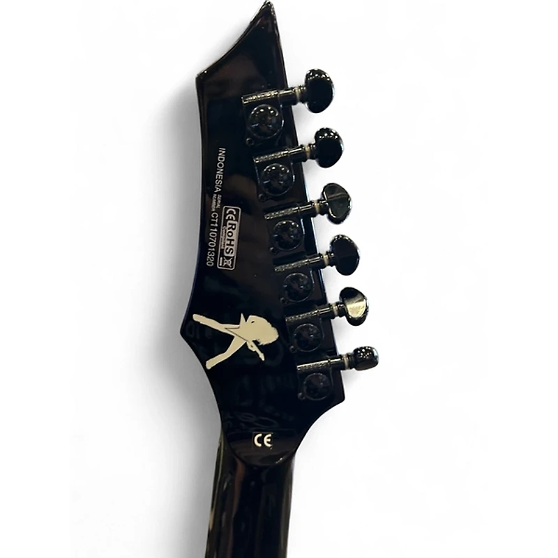 Used Dean Dave Mustaine Zero Angel of Deth II Black Solid Body Electric Guitar