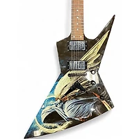 Used Dean Dave Mustaine Zero Angel of Deth II Black Solid Body Electric Guitar