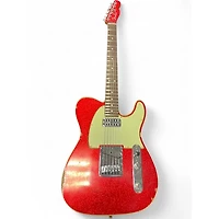 Used Fender CUSTOM SHOP DUAL STACK HS TELECASTER RED SPARKLE Solid Body Electric Guitar