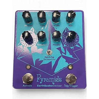 Used EarthQuaker Devices Pyramids Stereo Flanging Device Effect Pedal