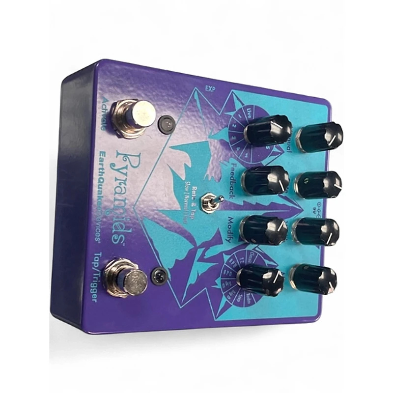 Used EarthQuaker Devices Pyramids Stereo Flanging Device Effect Pedal