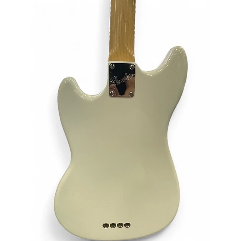 Used Fender Mustang White Solid Body Electric Guitar