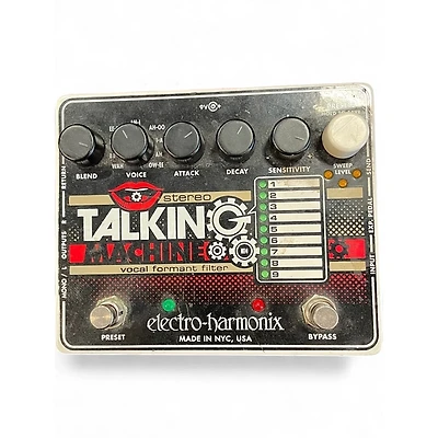 Used Electro-Harmonix Stereo Talking Machine Vocal Formant Filter Effect Pedal