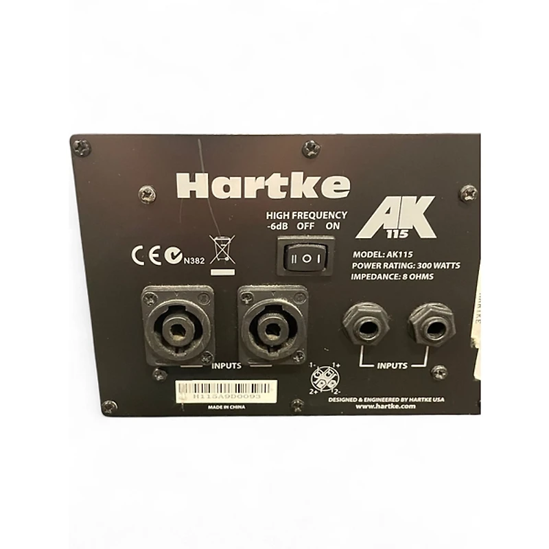 Used Hartke HK115 Bass Cabinet