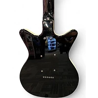 Used Danelectro 59M Black Solid Body Electric Guitar